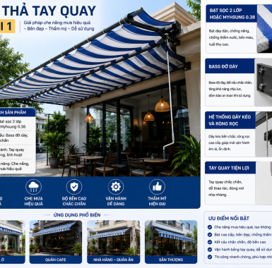 MÁI THẢ TAY QUAY LOẠI 1