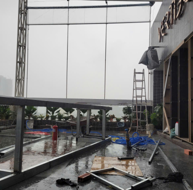 Mái Thả Di Động  Trong Suốt