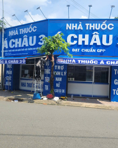 Thi công máy che nhà thuốc