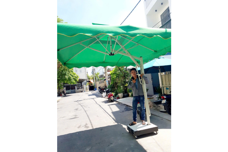 DÙ LỆCH TÂM TRÒN MÓC CÂU 3M